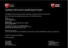Journées pistes Ducati Angers / Desmo Rouen 30 Juillet et 3 Septembre 2012 à Fontenay le comte